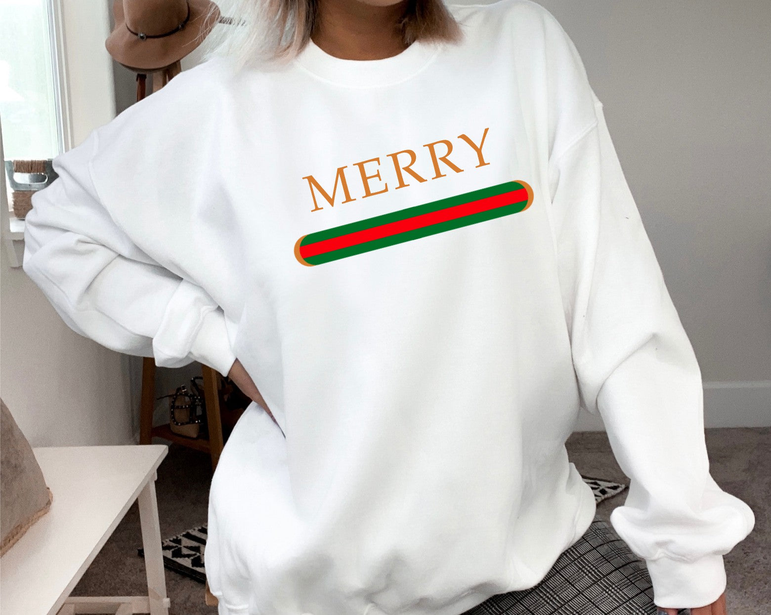 Fashionista Merry Sweatshirt