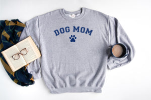 Dog Mom Varsity Sweatshirt