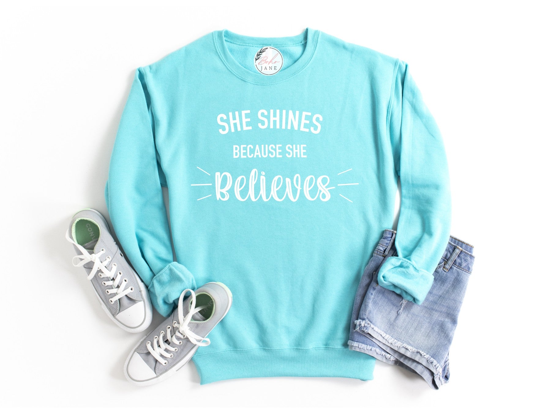 She Shines Because She Believes