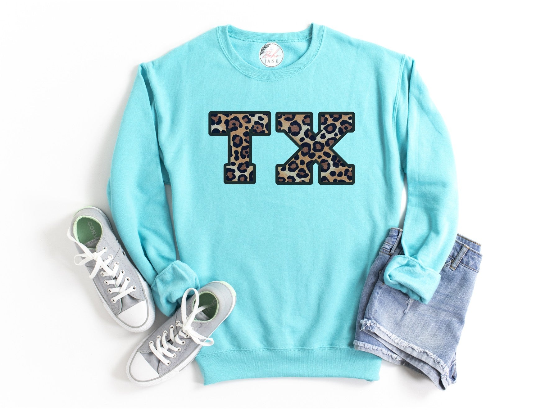 Texas Leopard Sweatshirt