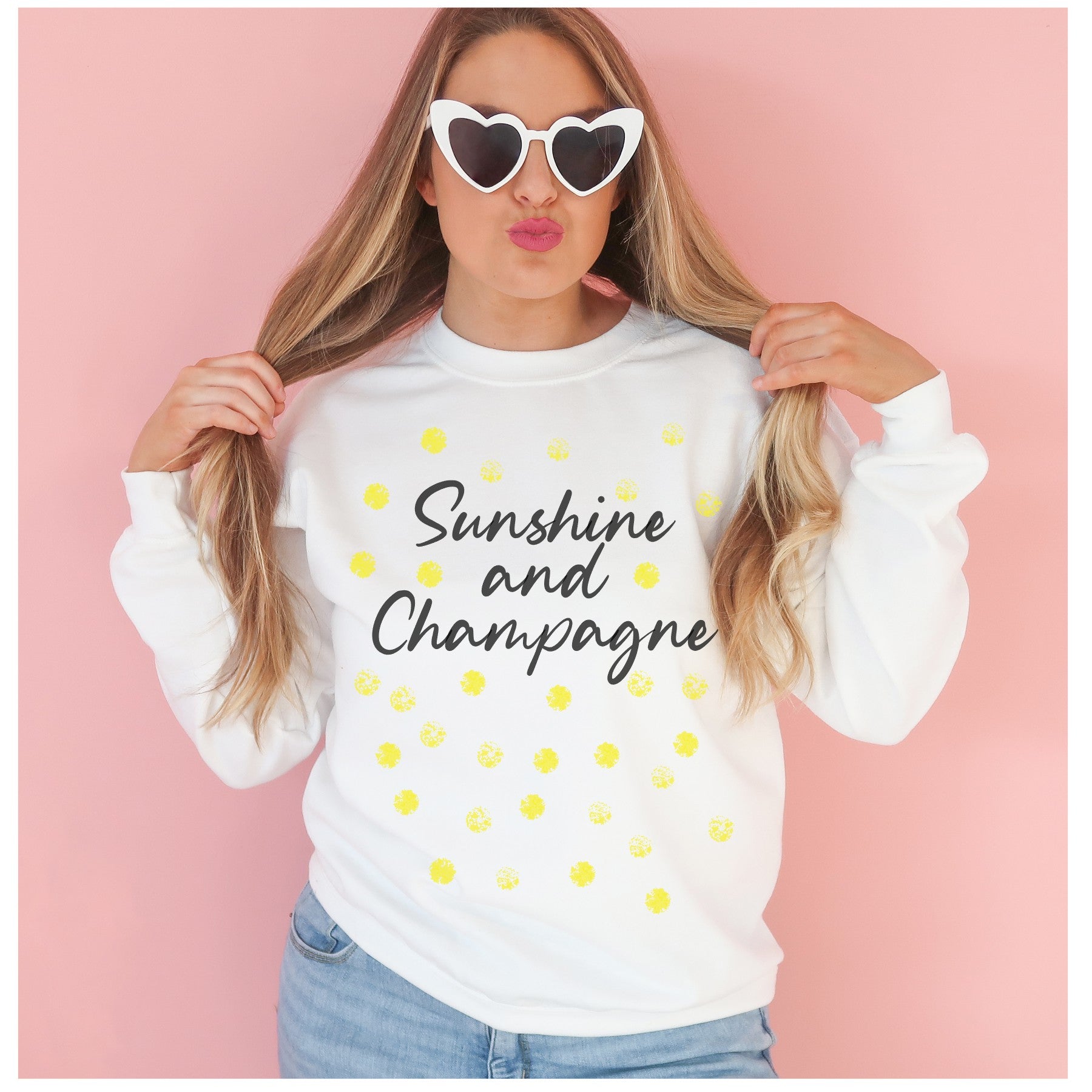 Sunshine and Champagne Sweatshirt